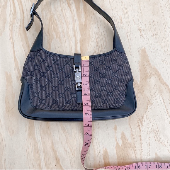 Gucci Jackie canvas & leather tote shoulder bag - Picture 12 of 14